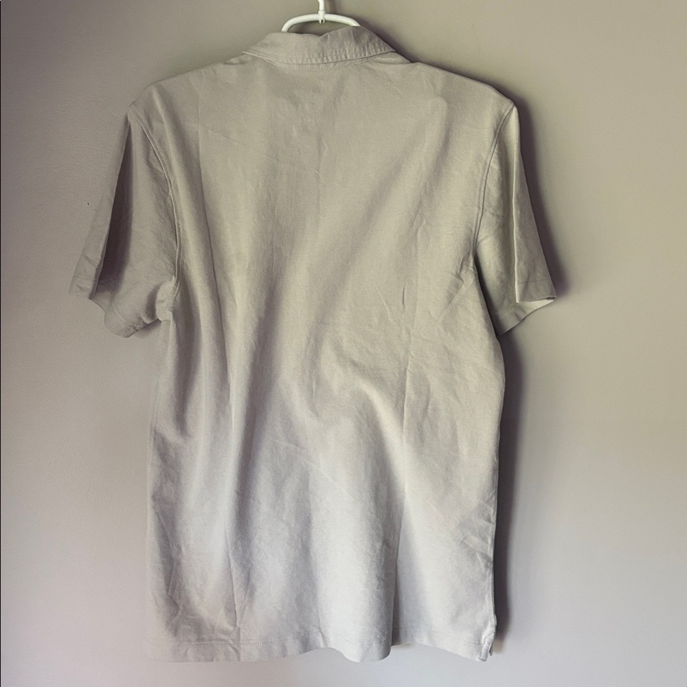 NWT BANANA REPUBLIC Men’s Vintage Wash Grey Polo - Picture 4 of 5